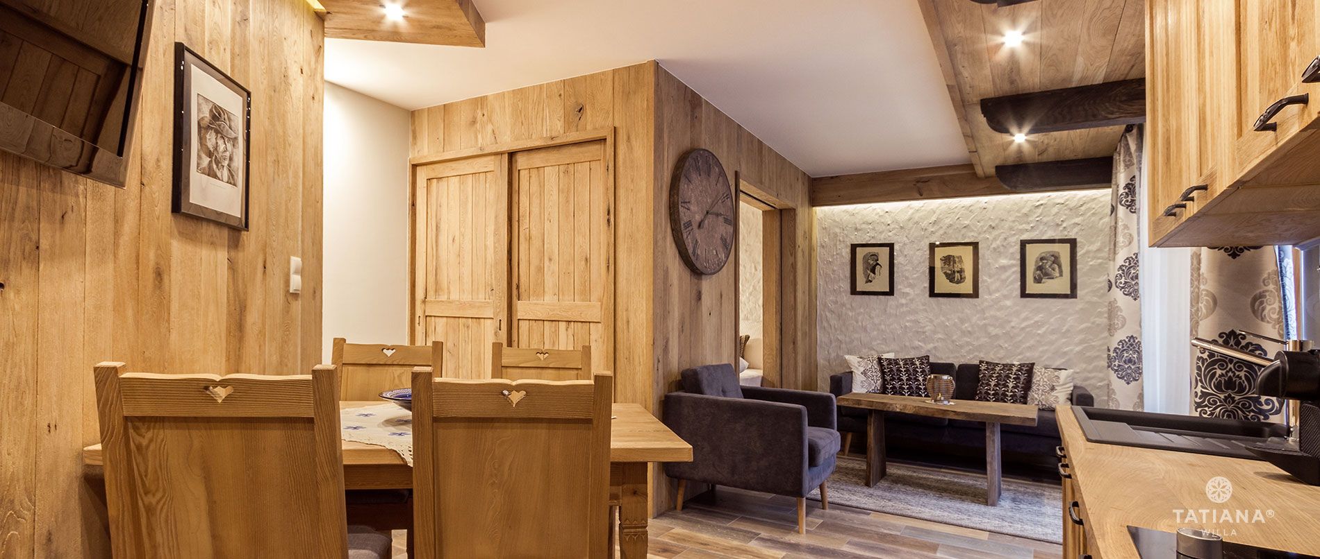 Apartament Stary Dębowy - salon
