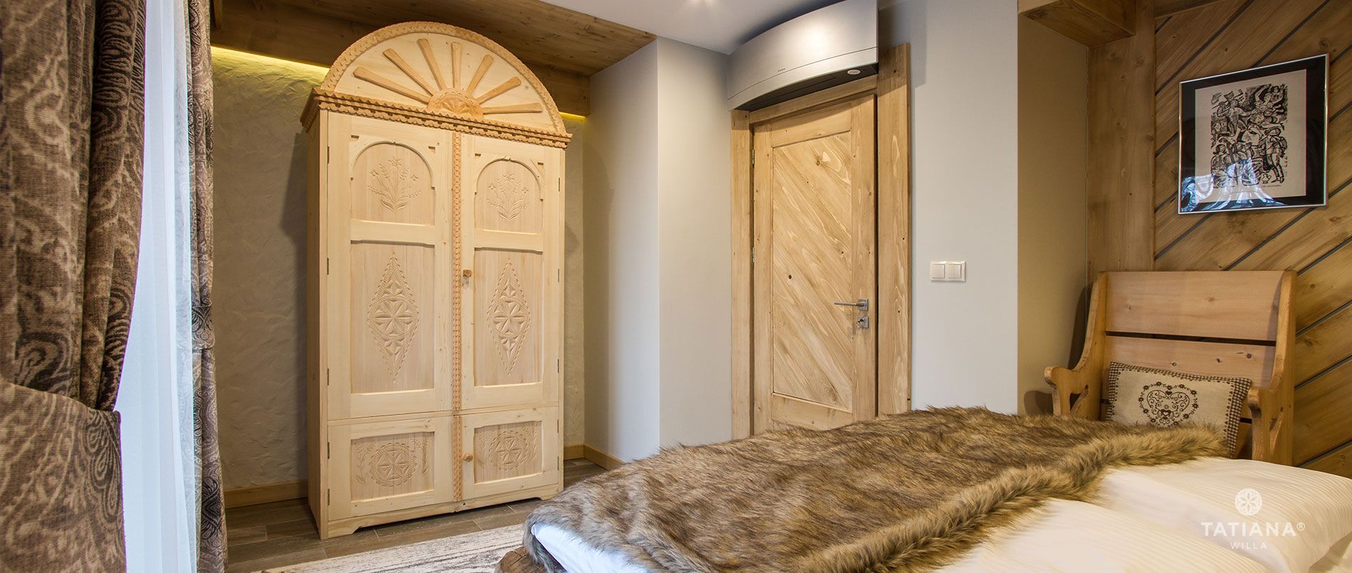 Apartament Stary Smrekowy - sypialnia