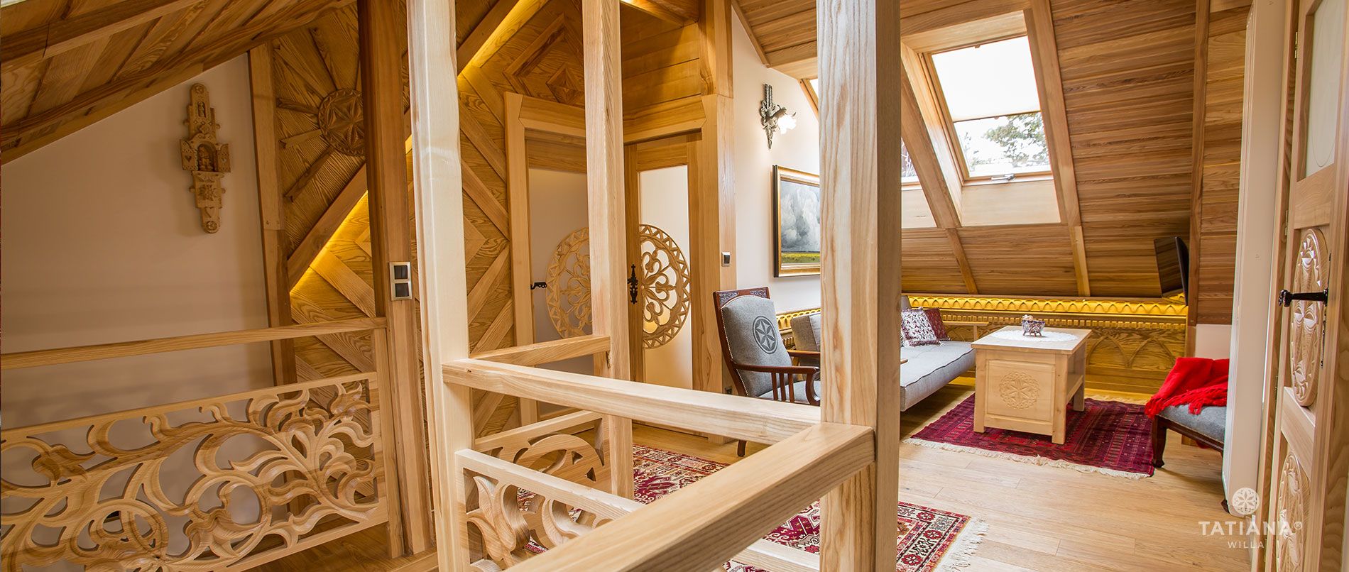Apartament Tatrzański - salon góra