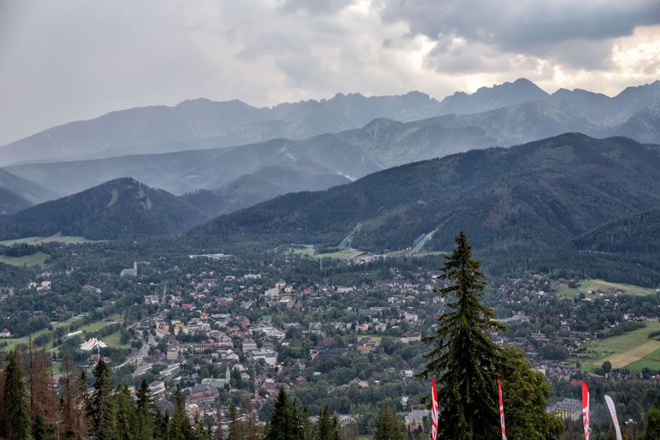 Widok na Zakopane z Gubałówki Widok na Zakopane z Gubałówki